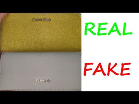 fake vs real calvin klein bag|counterfeit calvin klein wallet.